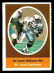 1972 Sunoco Stamps      533     Clyde Williams
